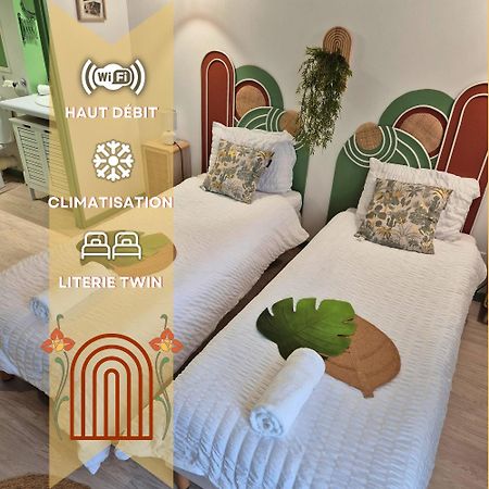 Boudoir - Clim-Wifi-Twin-Gare Apartment Lourdes Bagian luar foto